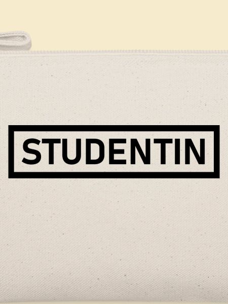 Studentin Schwarz Modern Simple Design