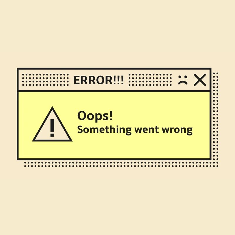 Warnmeldung Systemdialog Fehler Computer