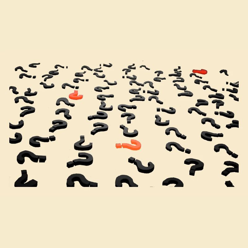 Fragezeichen/Point d’interrogation