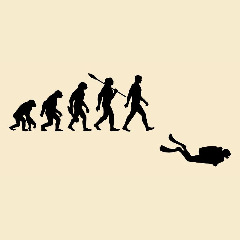 Evolution Tauchen Taucher