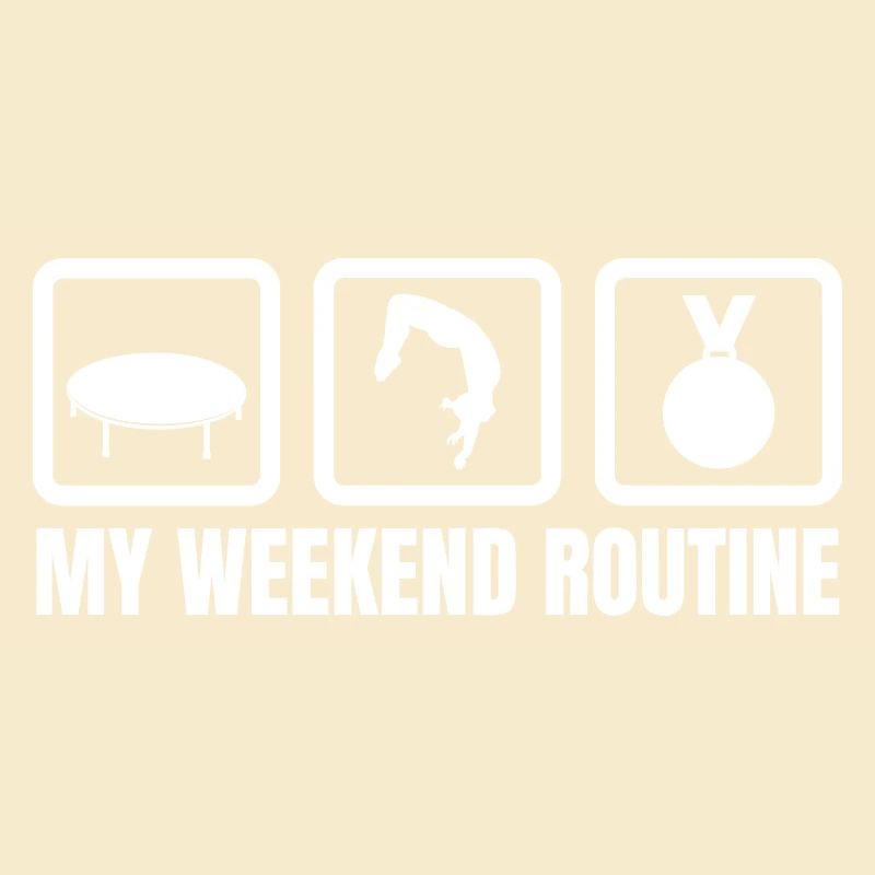 Trampolin Wochenendroutine
