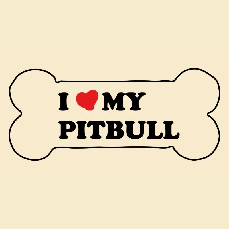 ICH LIEBE MEINEN PITBULL