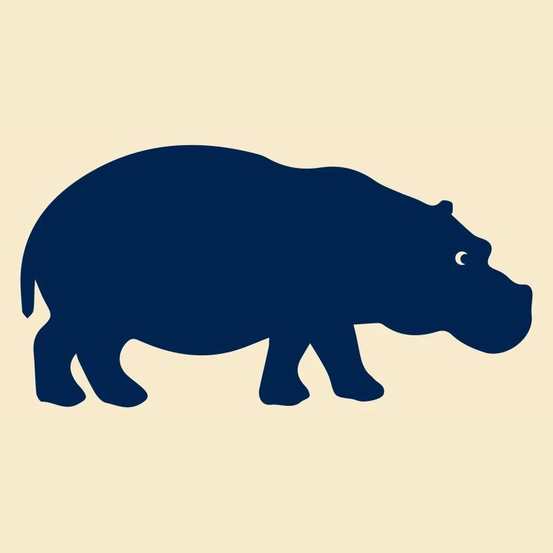 nilpferd silhouette