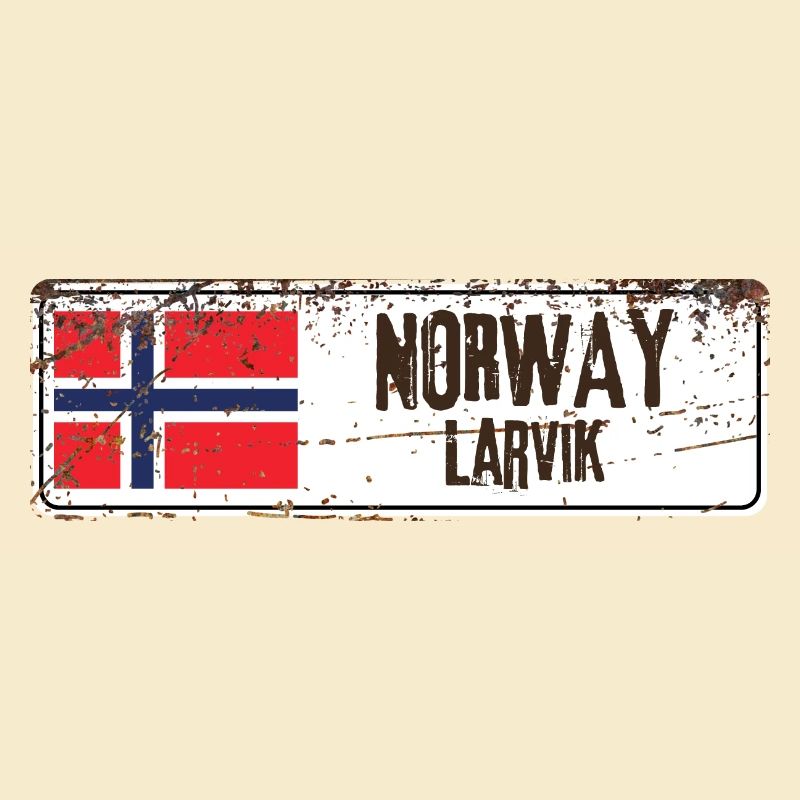 Larvik Drapeau de la Norvège