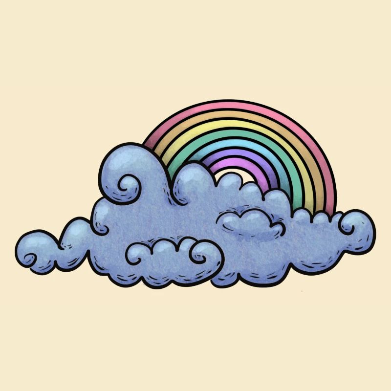 Rainbow cloud