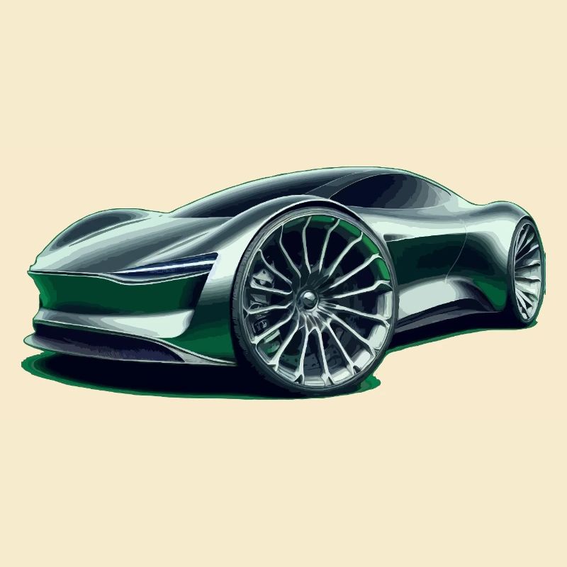 Futuristic super car