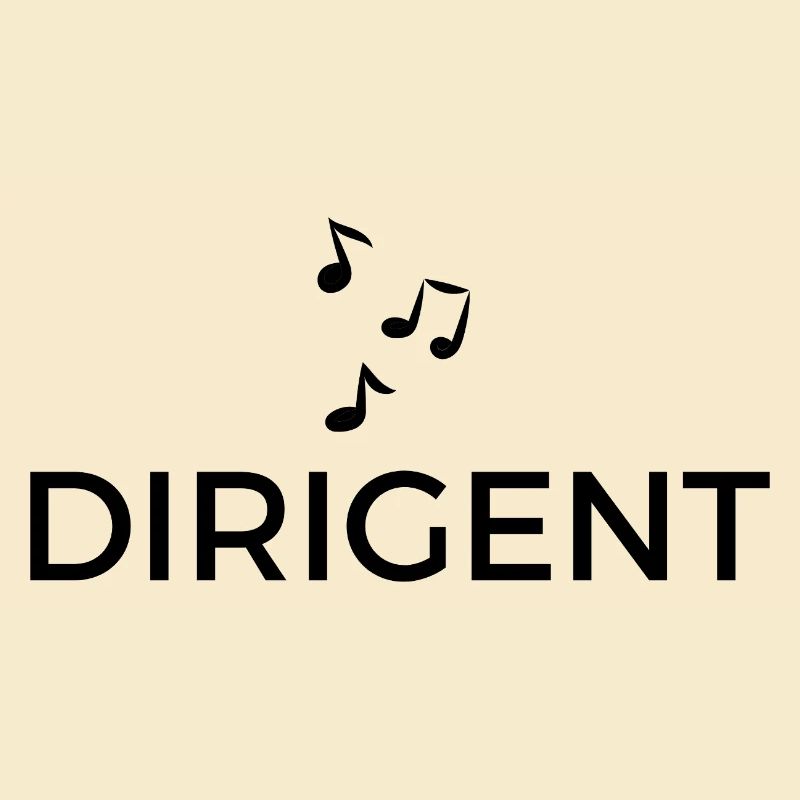 Dirigent mit Noten
