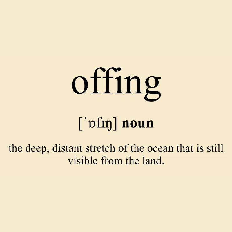 Offing Definition Dictionary
