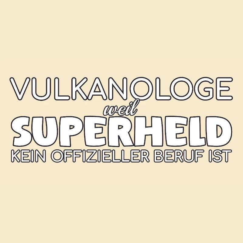Vulkanologe Superheld Vulkanologie