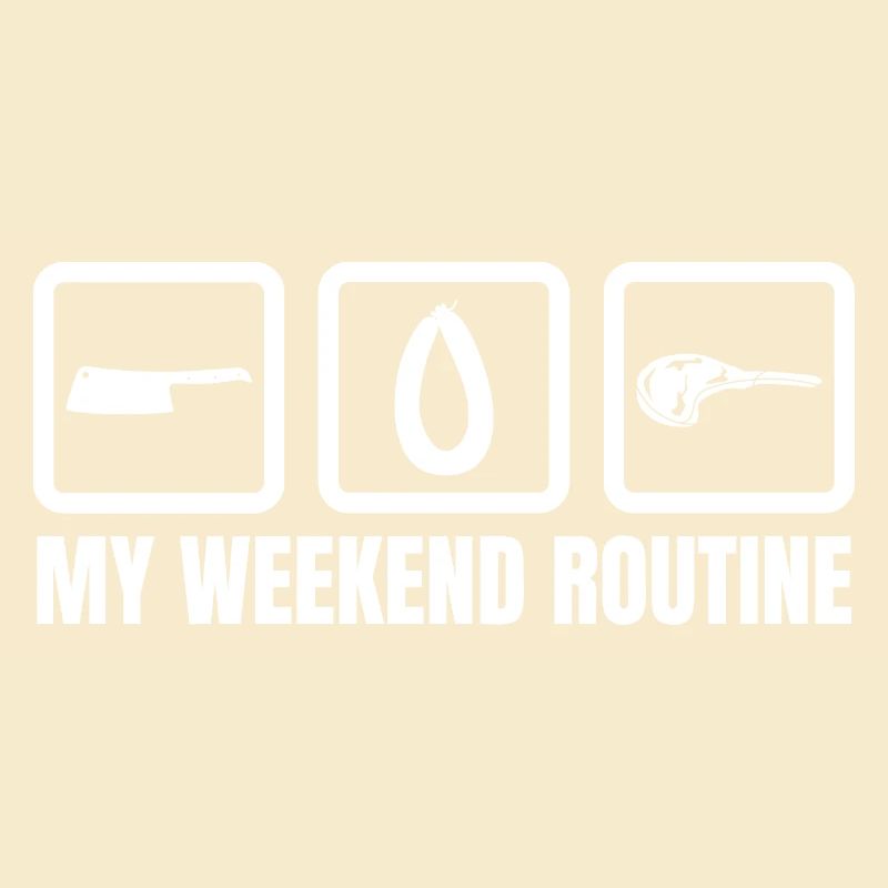 Routine du week-end chez le boucher