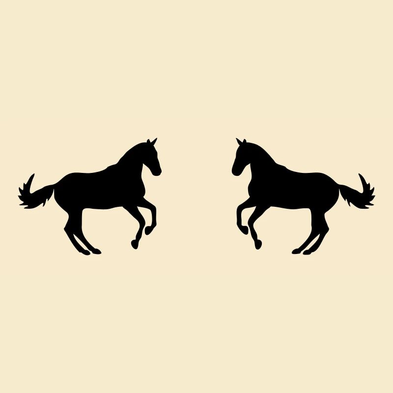 two horses