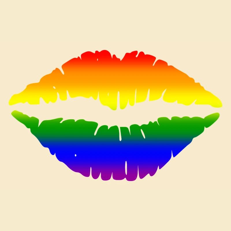 Regenbogen-Lippen