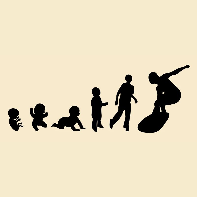 Evolution Mensch mann sport strand