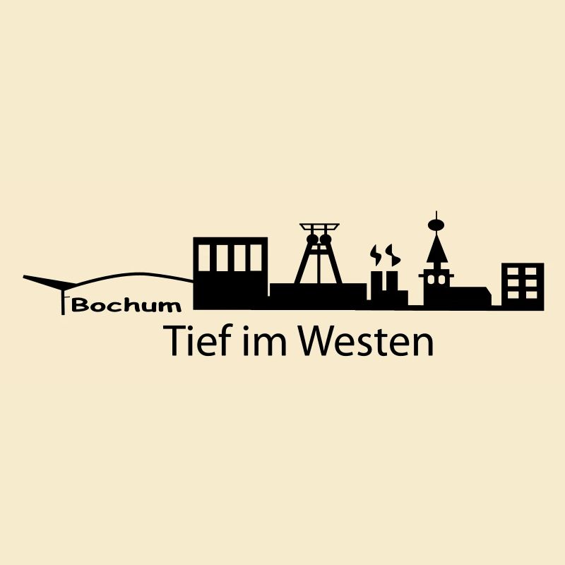 Skyline Bochum profonde dans l'Ouest