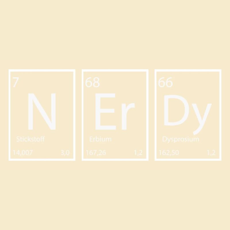 Nerdy Nerd Sprüche Elemente