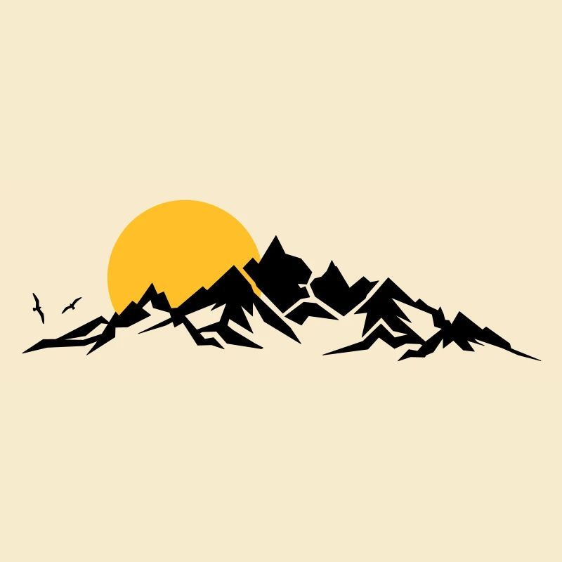 Landschaft - Berge Sonne