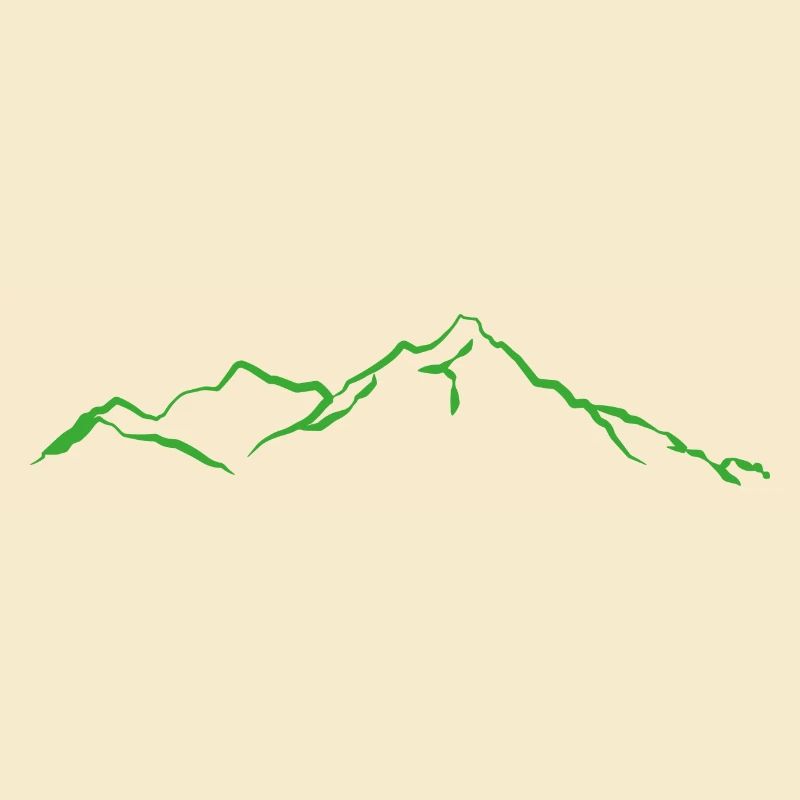 Berge hellgruen