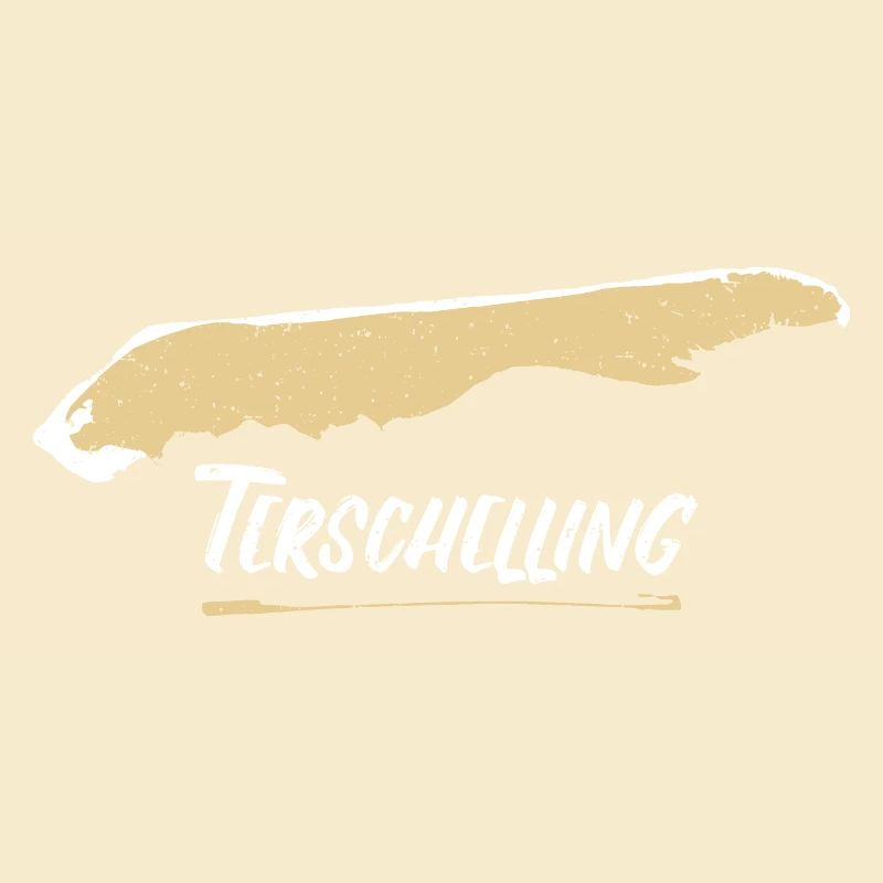 Terschelling | Vintage retro map