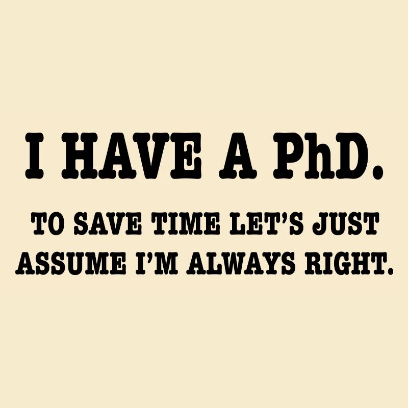 Phd Student Geschenk