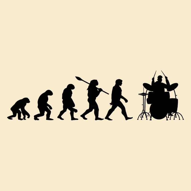 Evolution Drummer Player Gift Drummer