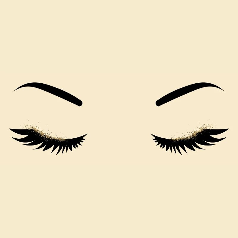 Lashes with Glitter