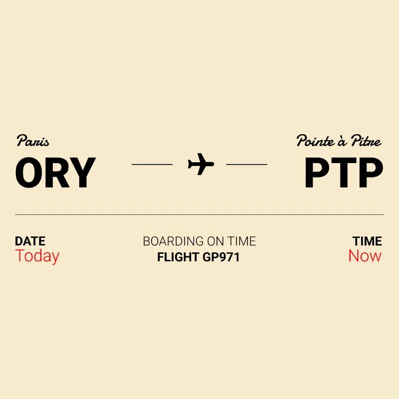 Paris - Pointe à Pitre