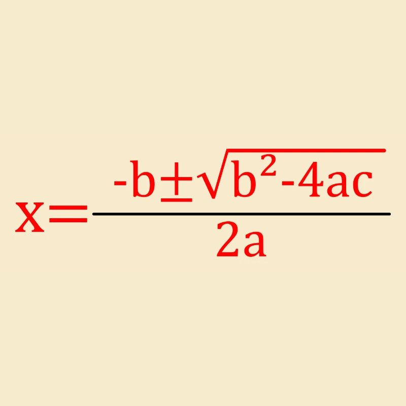 Quadratic Formula for Math class 2