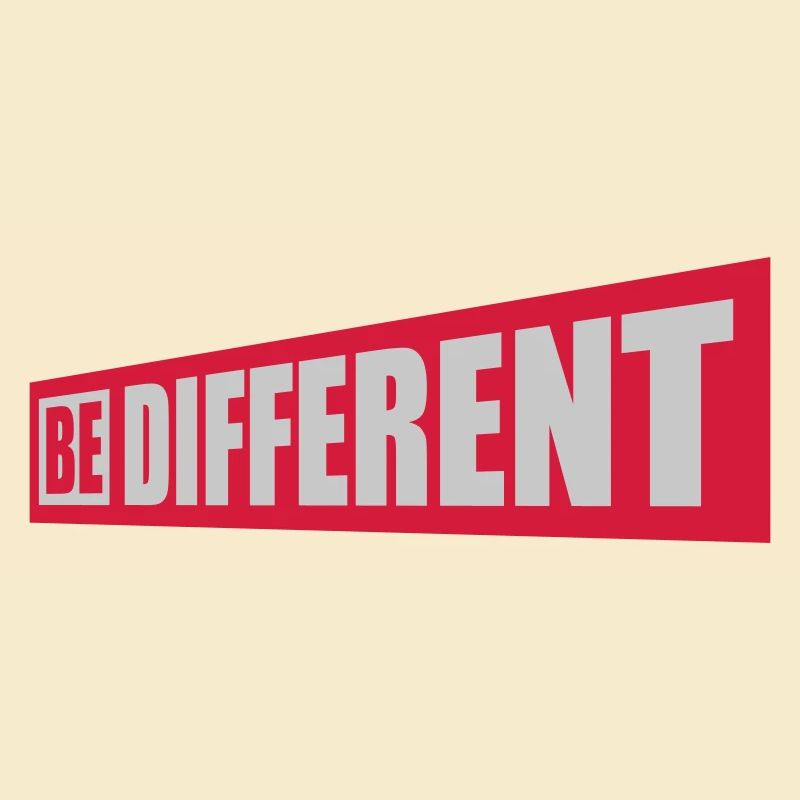 Soyez différent Logo Design