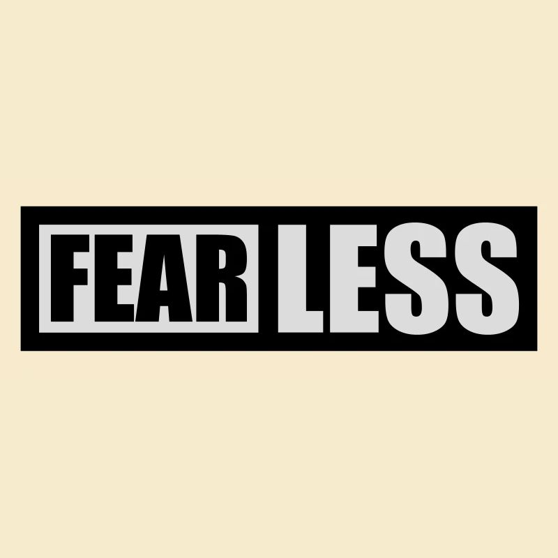 fearless Text Quote Design