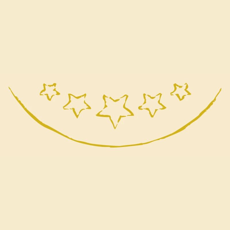 Arc ci-dessous et étoiles | Graphique vectoriel