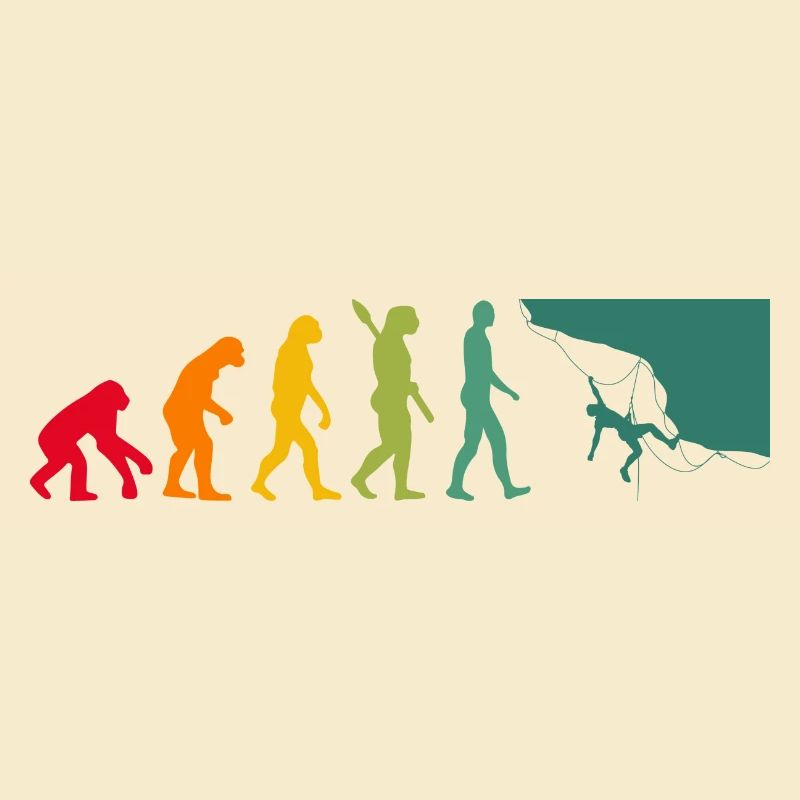 Evolution Graphic Climbing Climber Bouldering Boul