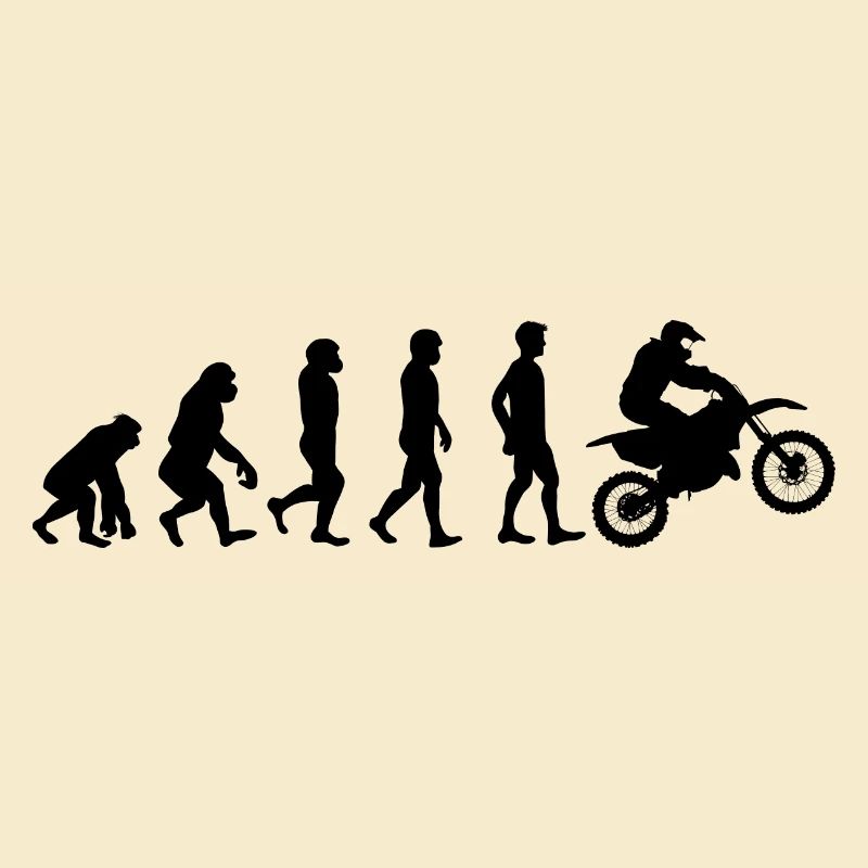 Motocross motorrad evolution schwarz