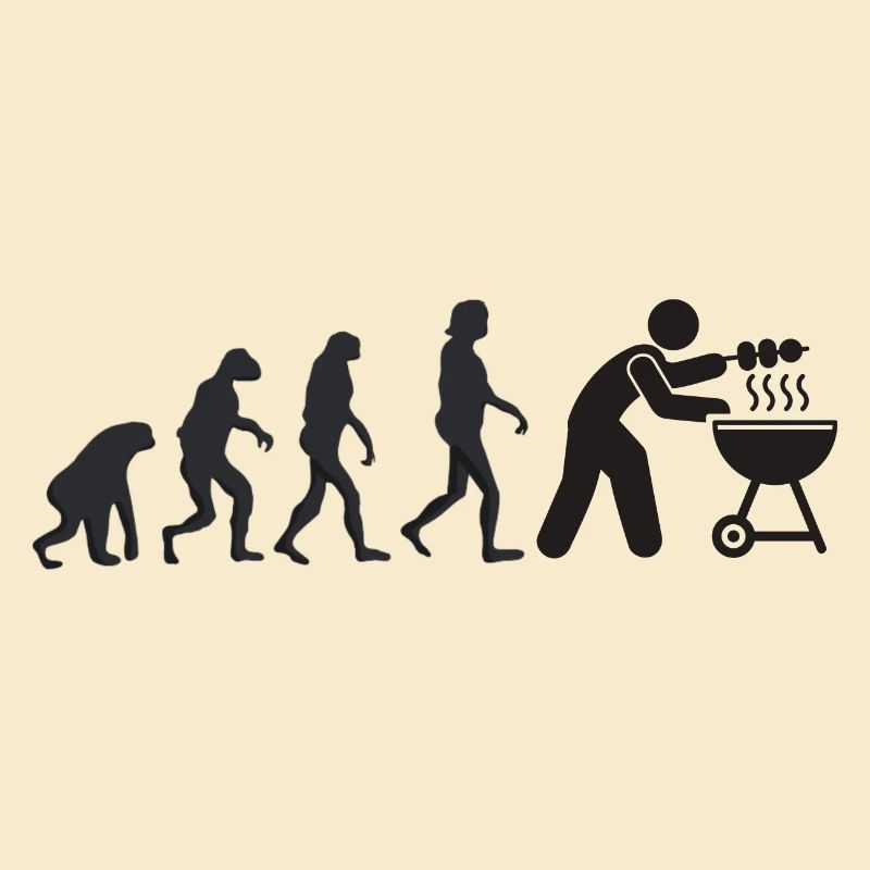 Grillen - Menschliche Evolution