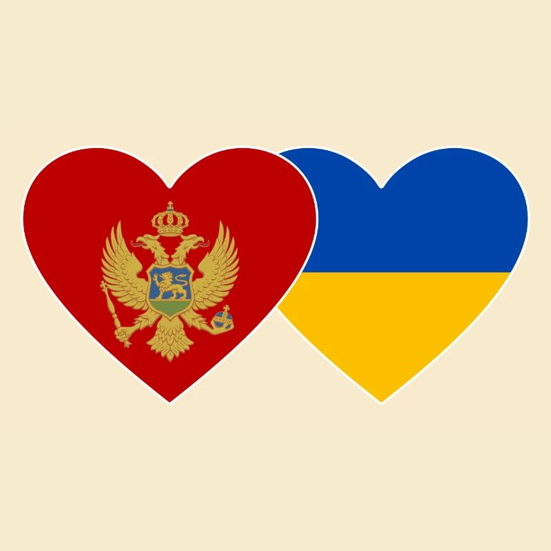Monténégro Drapeau de l’Ukraine