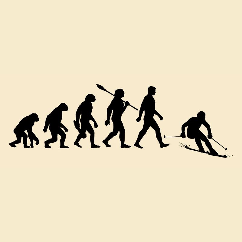 Evolution Ski Skifahrer