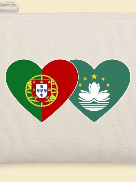 Portugal Macau Flagge Herz