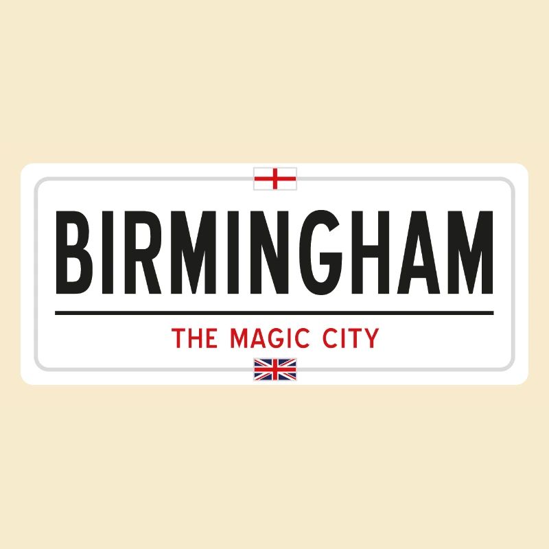 Panneau de nom de lieu de Birmingham