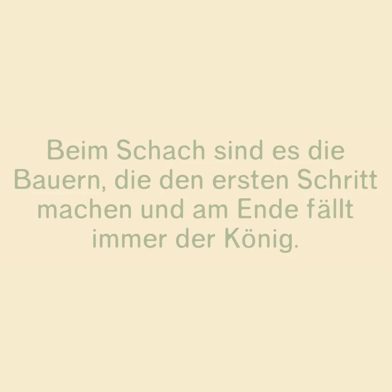 Witzige lustige sprüche Bauer Schach
