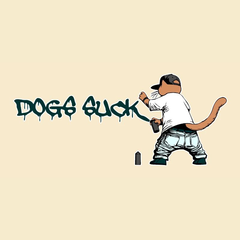 chat graffiti dogs suck
