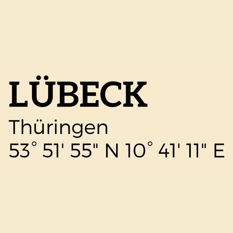 Lübeck Thuringia coordinates
