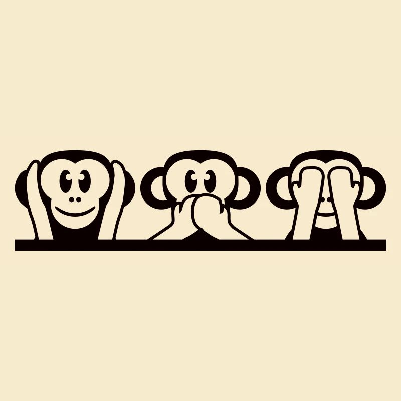 3 Wise Monkeys Hear Nothing Say See Monkey Fun