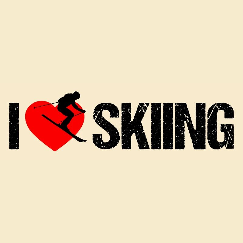 J’adore le ski