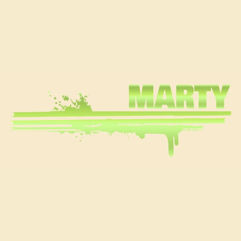 Marty als Farbklecks