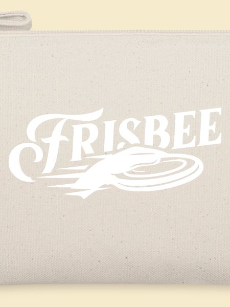 Frisbee Wurfscheibe Schriftzug Weiß