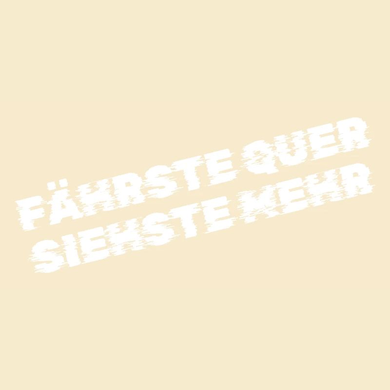 Fährste quer, siehste mehr – Drift & Tuning Spruch