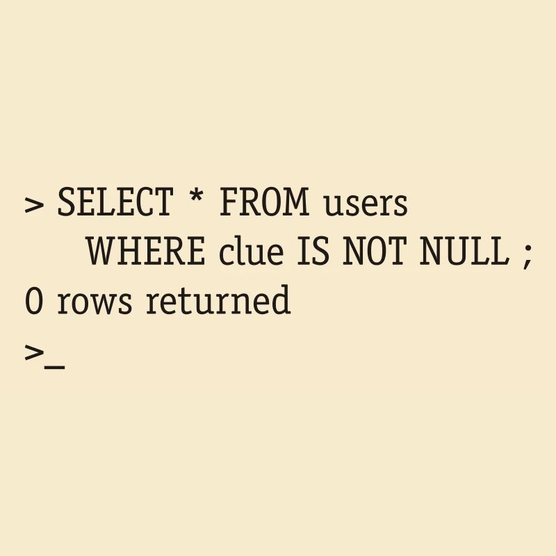 SQL No Clue