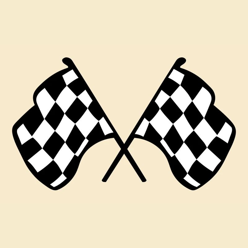 Drapeaux de course à damier