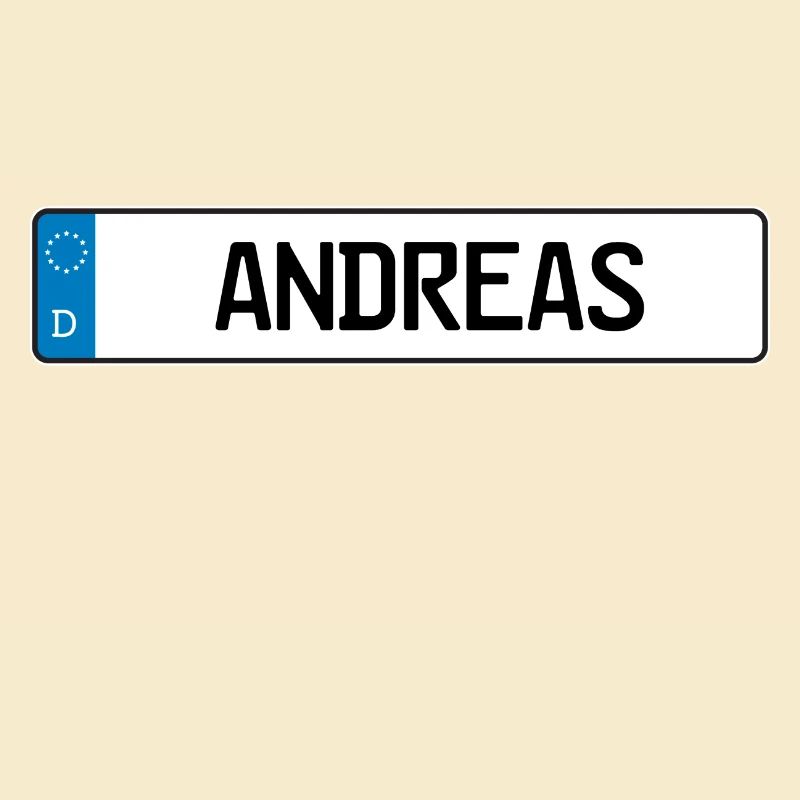 Andreas name tag gift
