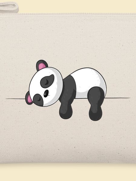 Schläfriger Comic Panda