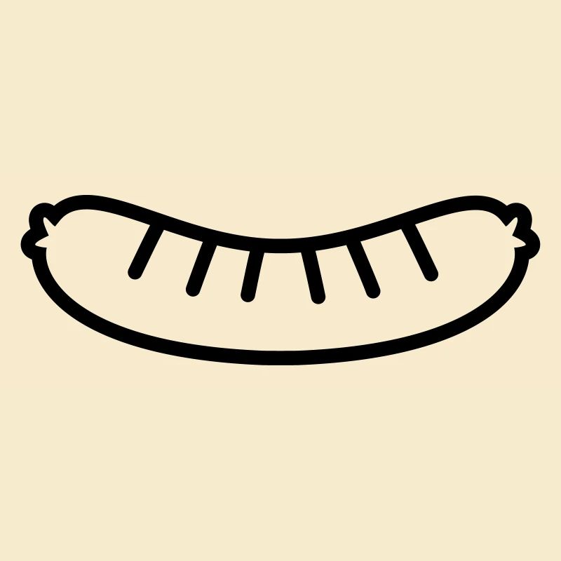 Würstchen Outline